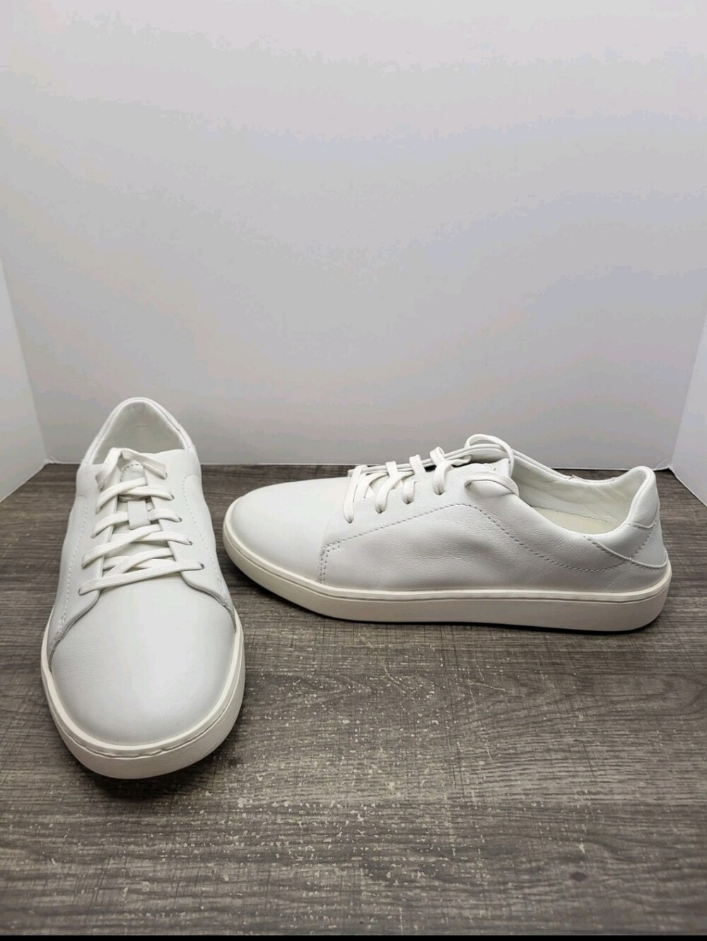 Olukai Pehuea Li 'Ili Shoe Womens Sz 9.5 Leather Comfort Low Casual Sneakers New